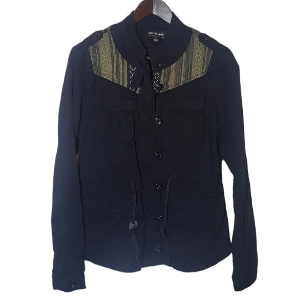 CoffeeShop Aztec Utility Canvas Jacket - Picture 2 of 12